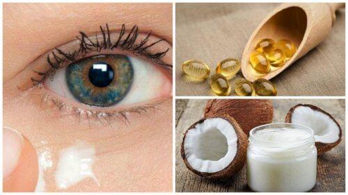 आँखों की सुन्दरता निखारें प्राकृतिक नारियल तेल क्रीम से