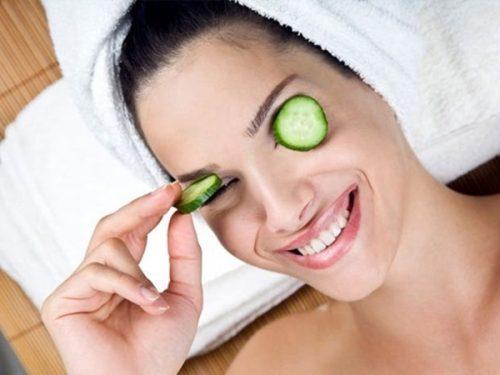 कैमोमाइल से सेंकना: खीरे के टुकड़े